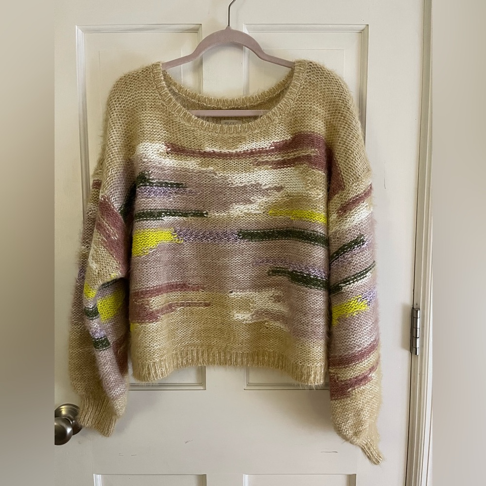 Pilcro Multicolor Crew Neck Sweater